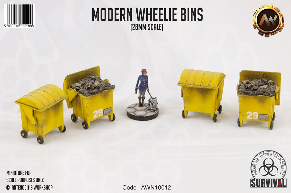 Modern Wheelie Bins