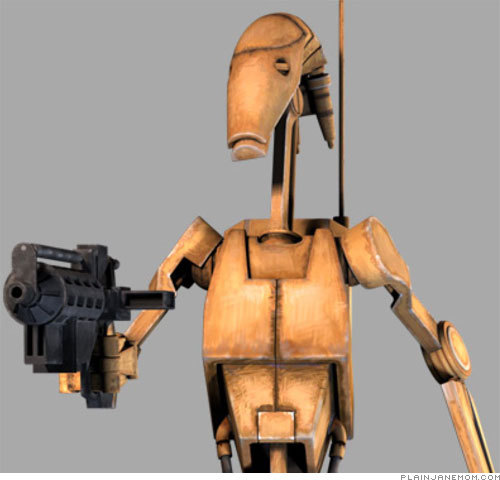 B1 Battle Droid ready for action