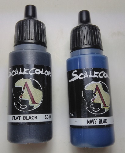 Flat Black et Navy Blue