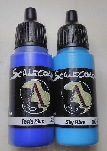 Tesla Blue ey Sky Blue