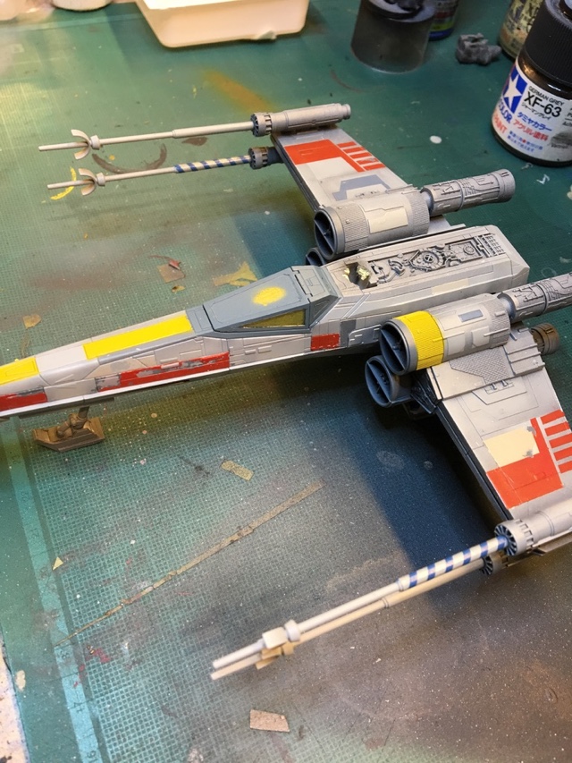 x wing peinture base 2