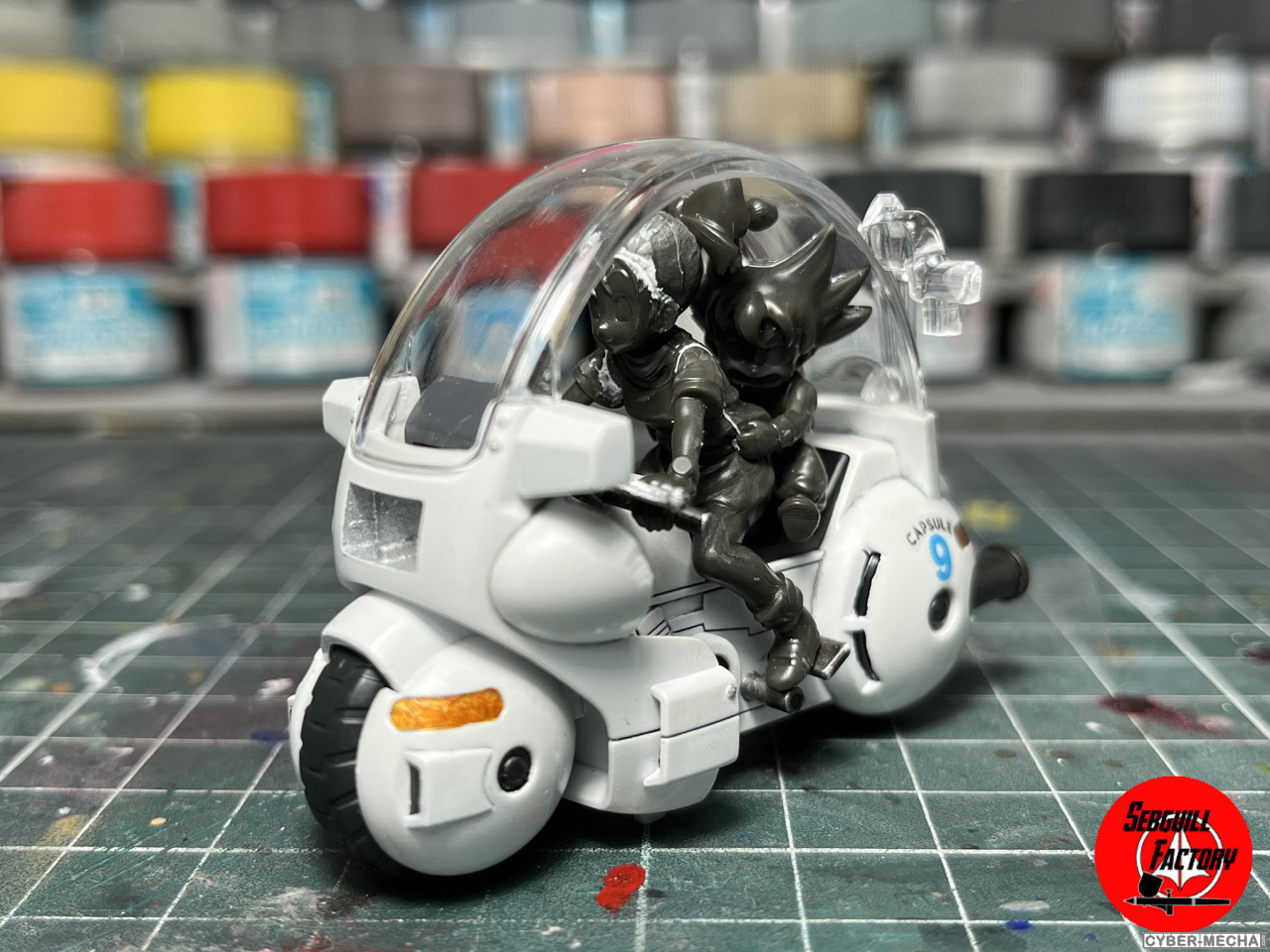 Dragon ball mecha collection 1 Bulma's capsule No.9 motorcycle 1675453773