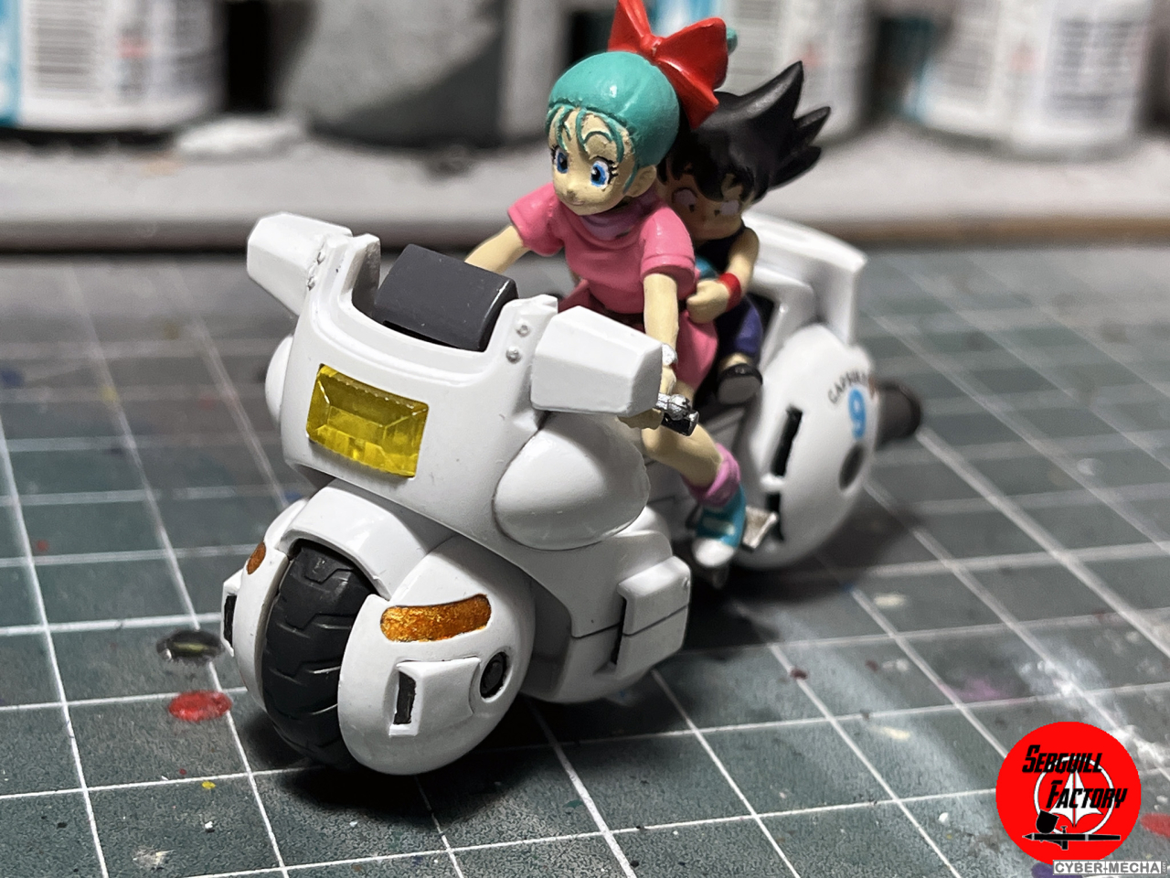 Dragon ball mecha collection 1 Bulma's capsule No.9 motorcycle 1675956508